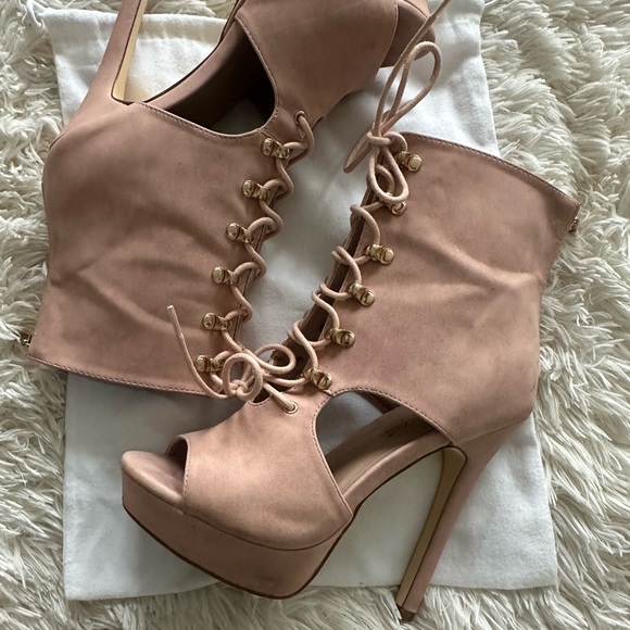 Suede platform heels - Picture 3 of 3